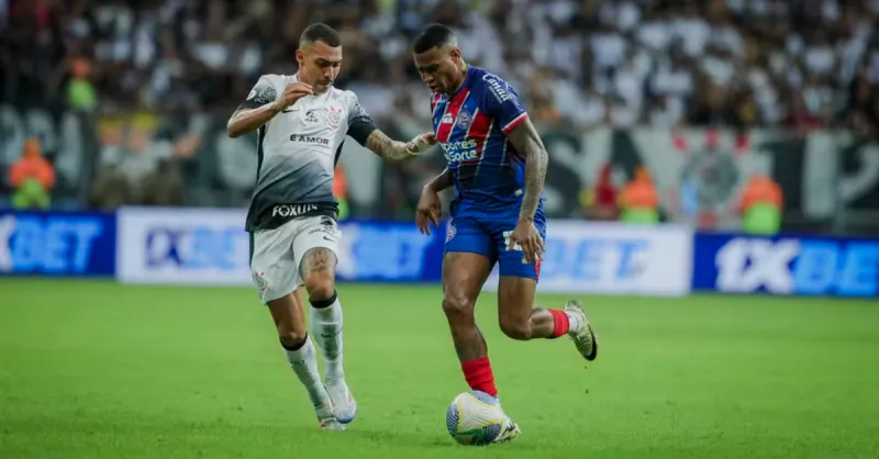 Corinthians supera Bahia por 1 a 0 na 18ª rodada do Brasileirão